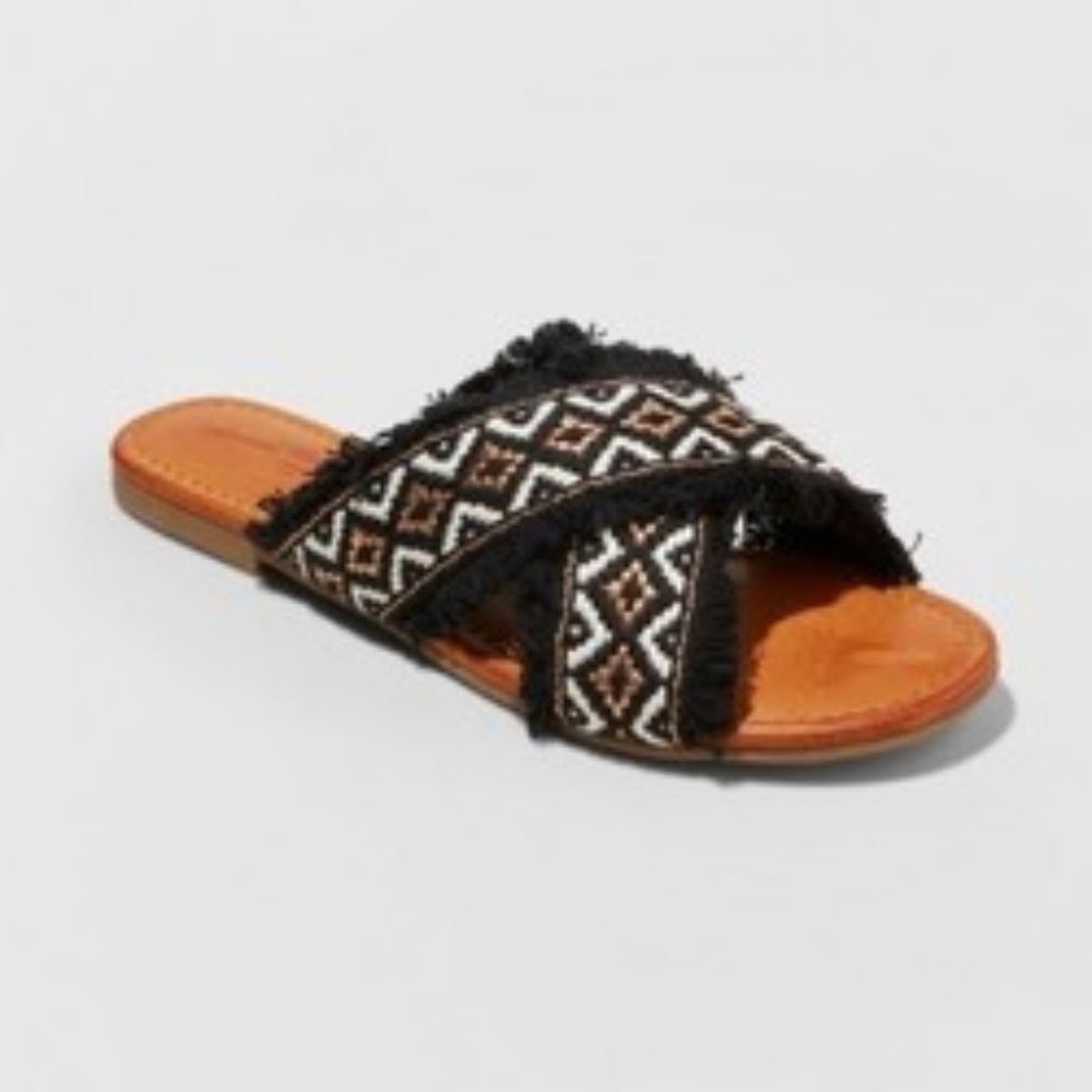 BRAND NEW! Women's Jupiter Cross Band Slide Sandal